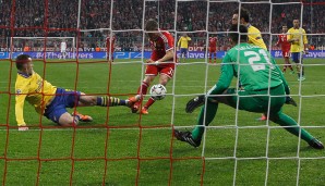 Erst in der zweiten Hälfte belohnte Bastian Schweinsteiger die Bayern mit dem 1:0