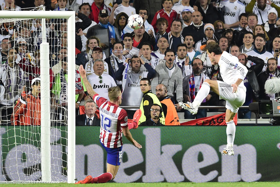 Das Atletico-Trauma geht weiter. Gareth Bale bringt Real in Führung und dem Titel ganz nah