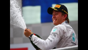 Ein einziger Triumphzug für Nico Rosberg, der sich bei seinem Heimrennen den Sieg sichert