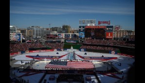 Es ist angerichtet für die 7. Auflage des NHL Winter Classic. Erstmals ist die Hauptstadt Washington Austragungsort. 42.832 Zuschauer waren gekommen