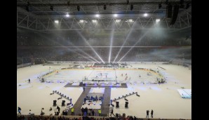 Es war angerichtet. Die Esprit-Arena in Düsseldorf war der Austragungsort des Winter Games der DEL zwischen der Düsseldorf EG und den Kölner Haien
