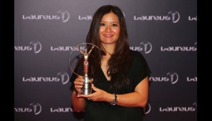Einen Sonderpreis gab es für Li Na: Die zurückgetretene Tennisspielerin wurde mit der Auszeichnung für "besondere Leistungen" geehrt