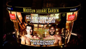 Welcome to the World's Most Famous Arena! Der legendäre Madison Square Garden hatte sich für das Duell Klitschko vs. Jennings herausgeputzt