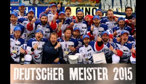 So sieht er aus: Der Deutscher Meister 2015, die Adler Mannheim!
