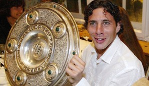 Bei seinem ersten Bayern-Engagement gewann Pizarro drei deutsche Meisterschaften