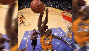 Platz 8: Shaquille O'Neal - 2.732 in 1.207 Spielen - Magic, Lakers, Heat, Suns, Cavaliers, Celtics