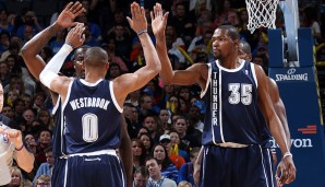 So kurz die Geschichte der Thunder sein mag, mit dem Navy-Trikot hängt bereits ein Design-Klassiker im OKC-Museum. Schlicht und schön. Oder?