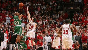 Platz 6: Ray Allen - 9 Dreier (bei 18 Versuchen) - Celtics vs. Bulls 2009, Game 6