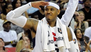 Carmelo Anthony (New York Knicks), 63 Länderspiele, FIBA Americas-Sieger 2007, Olympiasieger 2008 und 2012