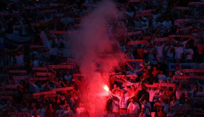 Nicht nur im Stadion fielen polnische Fans negativ aus