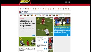 Auch beim Mundo Deportivo bleibt man sachlich - doch man zeigt auch Humor. Wie das Jerome Boateng wohl sieht?