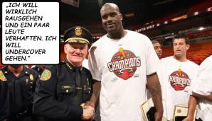 Shaquille O'Neal hat angekündigt, dass er ernsthaft als Sheriff kandidieren möchte. Die Verbrecher können sich auf etwas gefasst machen! Aber: Geht Undercover wirklich gut?