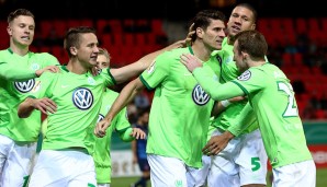 Am Ende steht der VfL Wolfsburg dank des Treffers von Mario Gomez in der nächsten Runde des DFB-Pokals