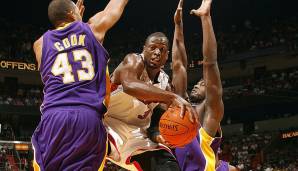 Platz 20: DWYANE WADE (Miami Heat) mit 40 Punkten im Jahr 2006 gegen die Los Angeles Lakers