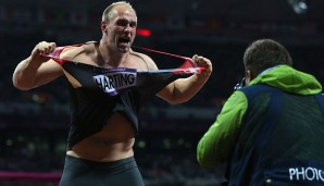 2012: Sportler des Jahres kann hier nur Robert Harting werden. Der Diskus-Riese schnappt sich in London mit seiner Urkraft Olympisches Gold