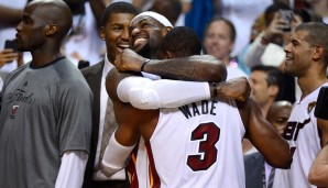 Ein Jahr später waren dann aber die Heat an der Reihe. Gegen OKC krönte sich Wade zum zweiten Mal zum Champion