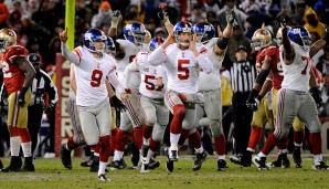 2011: San Francisco 49ers - New York Giants 17:20