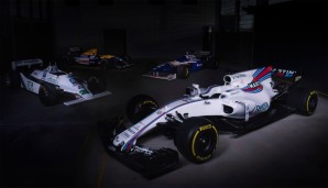 Formel 1 ist Evolution pur: Der FW 40 zusammen mit drei Vorgängermodellen