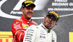In der Formel 1 wird nicht gekleckert, sondern geklotzt! Lewis Hamilton und Fernando Alonso haben allen Grund zur Freude