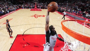 James Harden - Houston Rockets (31. Dezember 2016): 53 Punkte, 16 Rebounds, 17 Assists gegen die New York Knicks