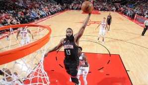 James Harden - Houston Rockets (27. Januar 2017): 51 Punkte, 13 Rebounds, 13 Assists gegen Philadelphia 76ers
