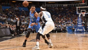 Russell Westbrook - Oklahoma City Thunder (29. März 2017): 57 Punkte, 13 Rebounds, 11 Assists gegen die Orlando Magic