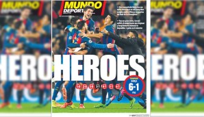Die Mundo Deportivo kürt die HELDEN aus Barcelona schon zum Champion