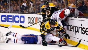 Doch auch die Bruins überleben die Playoffs nicht. In der zweiten Runde müssen sich die Bruins den Montreal Canadiens in sieben Spielen beugen