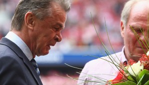 Dann war Schluss beim FCB: Hitzfelds emotionaler Abschied wird für immer in Erinnerung bleiben