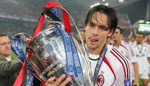 Filippo Inzaghi wechselte 2001 von Juventus zu Milan und holte seitdem je zwei mal die Champions League und den Scudetto