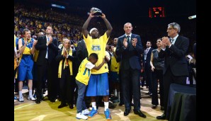 Gut gemacht, Daddy! Tyrese Rice' Sohn ist sichtlich stolz auf seinen Vater, den Final-Four-MVP 2014