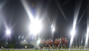 Der FC Bayern bereitet sich auf die Rückrunde 2014 in Doha vor