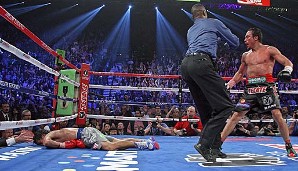 DEZEMBER: Das vierte Duell zwischen Manny Pacquiao und Juan Manuel Marquez endete mit einem spektakulären Knockout des Mexikaners in der 6. Runde