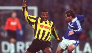 Platz 9: Ibrahim Tanko (für Borussia Dortmund gegen VfB Stuttgart) - 17 Jahre, 1 Monate und 30 Tage am 24. September 1994.