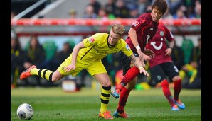 Marco Reus feiert sein Comeback für den BVB und schoss gleich das 3:0