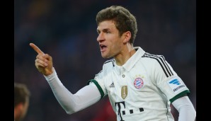 Rang 11: Thomas Müller vom FC Bayern München (13 Tore)