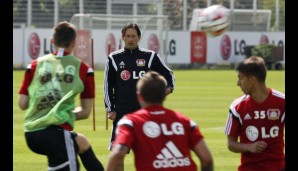 Zwischendurch sah in Leverkusen noch alles ein wenig sonniger aus für den neuen Coach