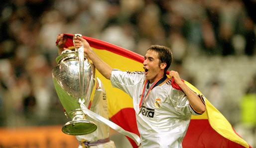 2000 gewann Real erneut die Champions League - Raul erzielte das 3:0 und ist zudem Rekord-Torschütze der Königsklasse (56 Treffer)