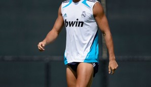 Trendsetter: Im Real-Trainingslager kreierte Ronaldo die Badehose als Trainingshose. Der Internet-Welt hat's gefallen
