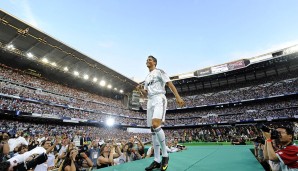 Der Rekordmann: Bei seinem Wechsel nach Madrid kostete der Superstar 94 Millionen Euro. Sein Empfang fiel entsprechend euphorisch aus