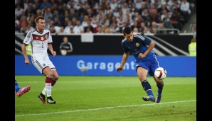 Sergio Agüero schockierte die DFB-Auswahl mit seinem Führungstreffer