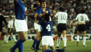 11. Juli 1982 (WM in Spanien, Finale): Nur einmal traf der DFB in einem WM-Finale auf Italien - und die Partie spiegelt Deutschlands Bilanz gegen die Squadra Azzurra gut wieder: 1:3 lautete schlussendlich das Ergebnis.