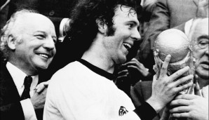 Platz 9: Franz Beckenbauer mit 103 Einsätzen von September 1965 bis Februar 1977