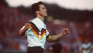 Platz 1: Lothar Matthäus mit 150 Einsätzen von Juni 1980 bis Juni 2000