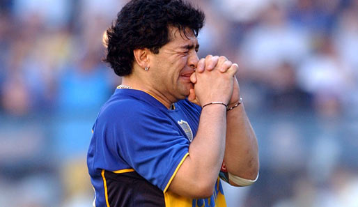 1997 beendete Maradona seine aktive Karriere bei den Boca Juniors