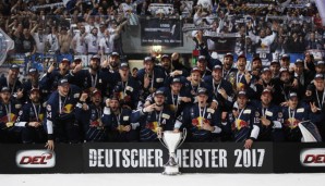 Der EHC Red Bull München konnte seinen Titel in der DEL verteidigen