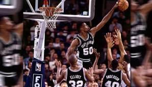 Platz 2: David Robinson – 2.323 Blocks in 685 Spielen – Team: Spurs.