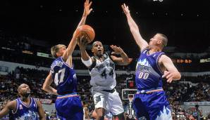 Platz 28: Greg Ostertag - 165 Blocks in 89 Spielen - Teams: Utah Jazz, Sacramento Kings.