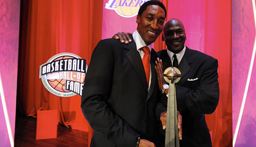 Scottie Pippen wurde in die Hall of Fame aufgenommen - und Michael Jordan himself hielt die Rede