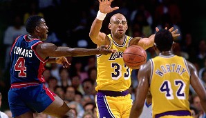 1989: Detroit Pistons (4-0 gegen L.A. Lakers). Finals MVP: Joe Dumars